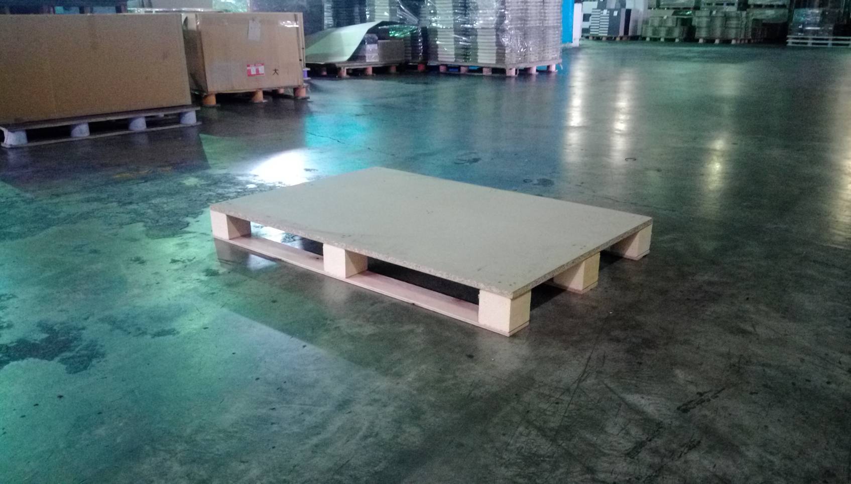 塑合板棧板工廠實際使用情境
